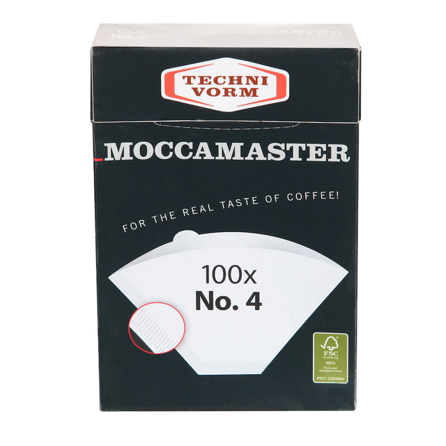 Billede af Moccamaster Originale Kaffefiltre str. 1x4 - 100 stk.